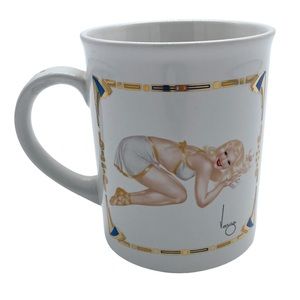 Vintage Varga Girl Mug December 1945 Pin Up Girl